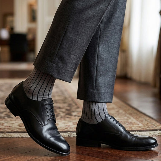 Elegantne čarape od bambusa sa prugama 40-44