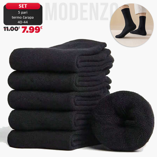 SET Muške termo čarape 40-44 CX16 5 pari