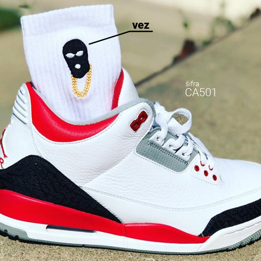 Unisex šarene čarape sa vezom 37-43 CA 501