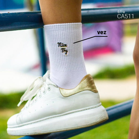 Unisex šarene čarape sa vezom 37-43 CA511