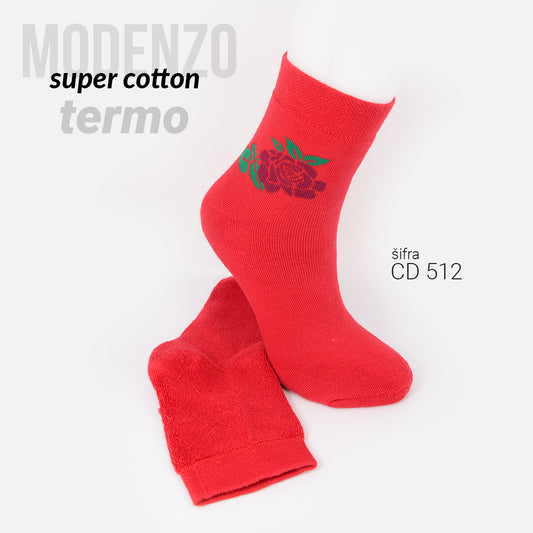 Ženske termo čarape super cotton 36-41 CD 512