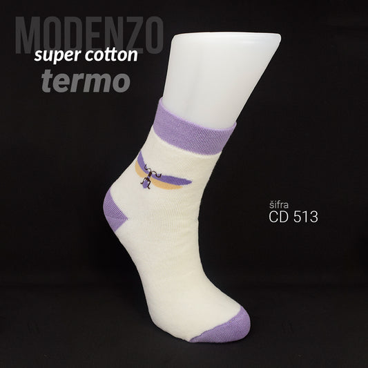Ženske termo čarape super cotton 36-41 CD 508