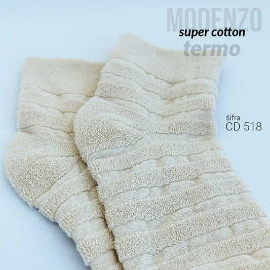 Ženske termo čarape super cotton 36-41 CD 518