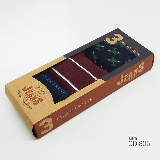 Muške čarape u kutiji 39-44 CD805