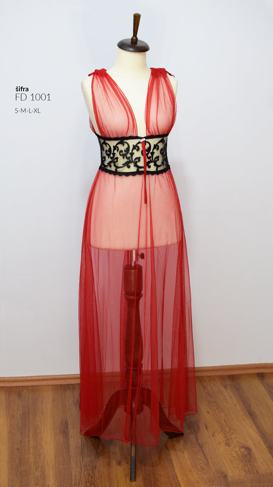 Ženski čipkani ogrtač