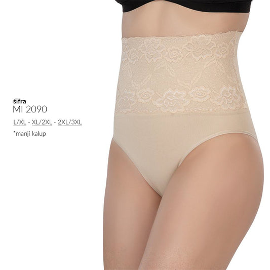 Steznik gaćice za struk sa čipkom push-up