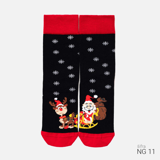 Novogodišnje super cotton čarape 37-43 NG11