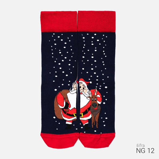 Novogodišnje super cotton čarape 37-43 NG12