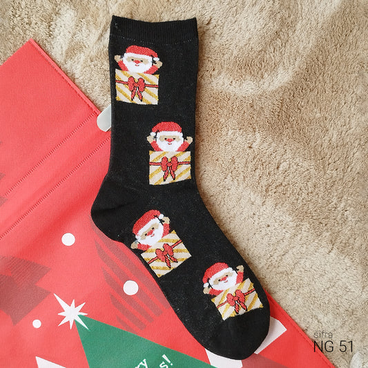 Novogodišnje super cotton čarape 37-43 NG51