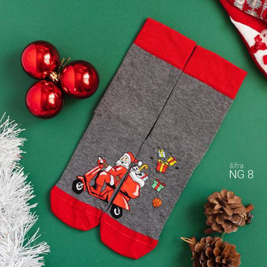 Novogodišnje super cotton čarape 37-43 NG8