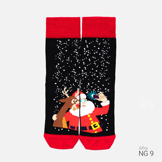 Novogodišnje super cotton čarape 37-43 NG9