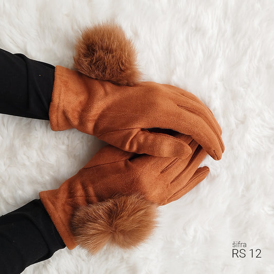 Ženske elegantne rukavice sa ukrasom